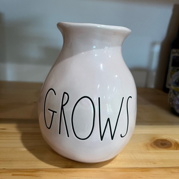 Two Rae Dunn Pink Ceramic Accent Vases Modern Design (1-224) - Picture 2 of 8